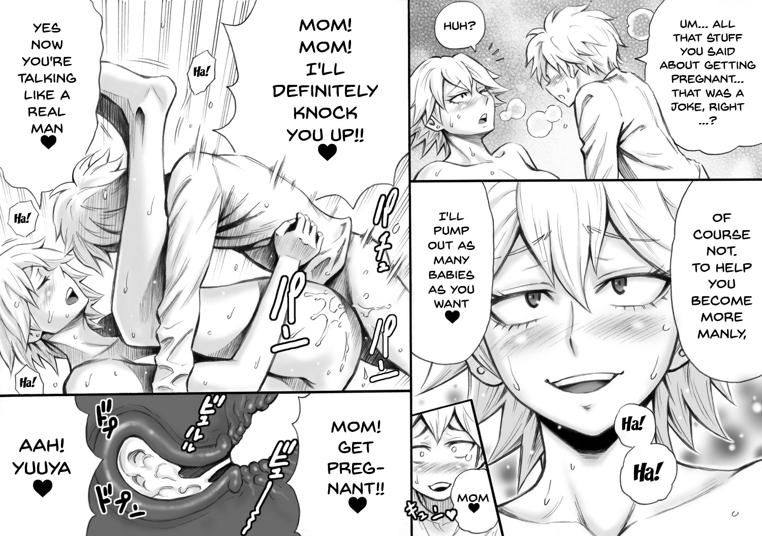 Hentai Manga Comic-Having Baby-Making Sex With a Former Delinquent Mother-Read-14